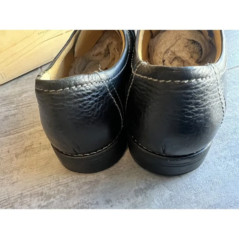 Sandro Moscoloni Whitman Dress Shoes Oxfords Derby Black Leather Designer 13 M